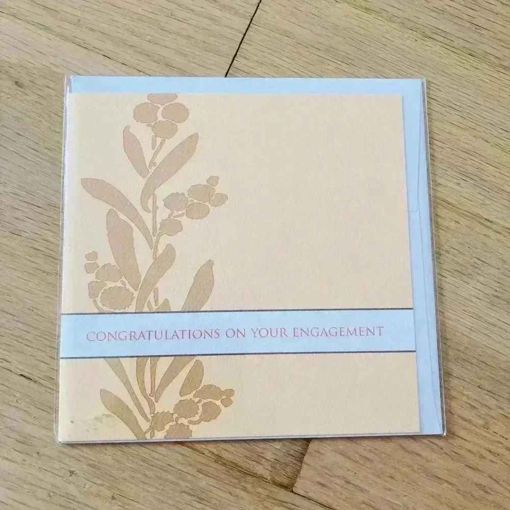 Congratulations On Your Engagement Wedding Card